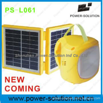 9pcs LED rechargeable solar lantern with double solar panel light